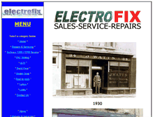 Tablet Screenshot of electrofix.com